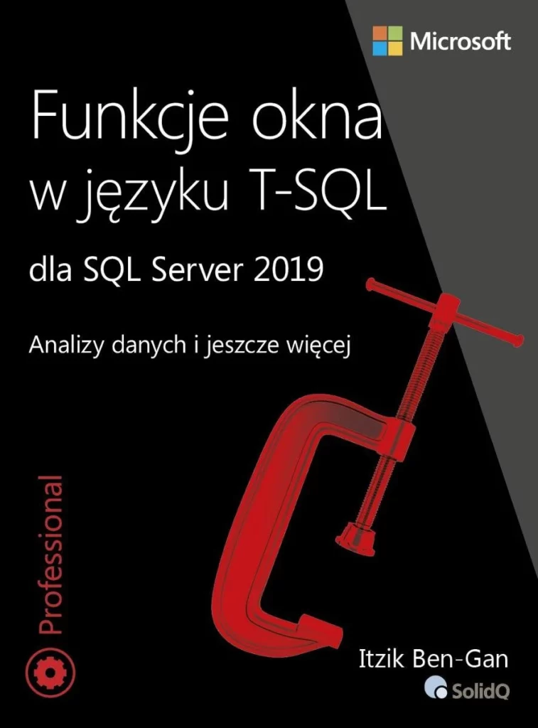 Okładka książki Funkcje okna w języku T-SQL
